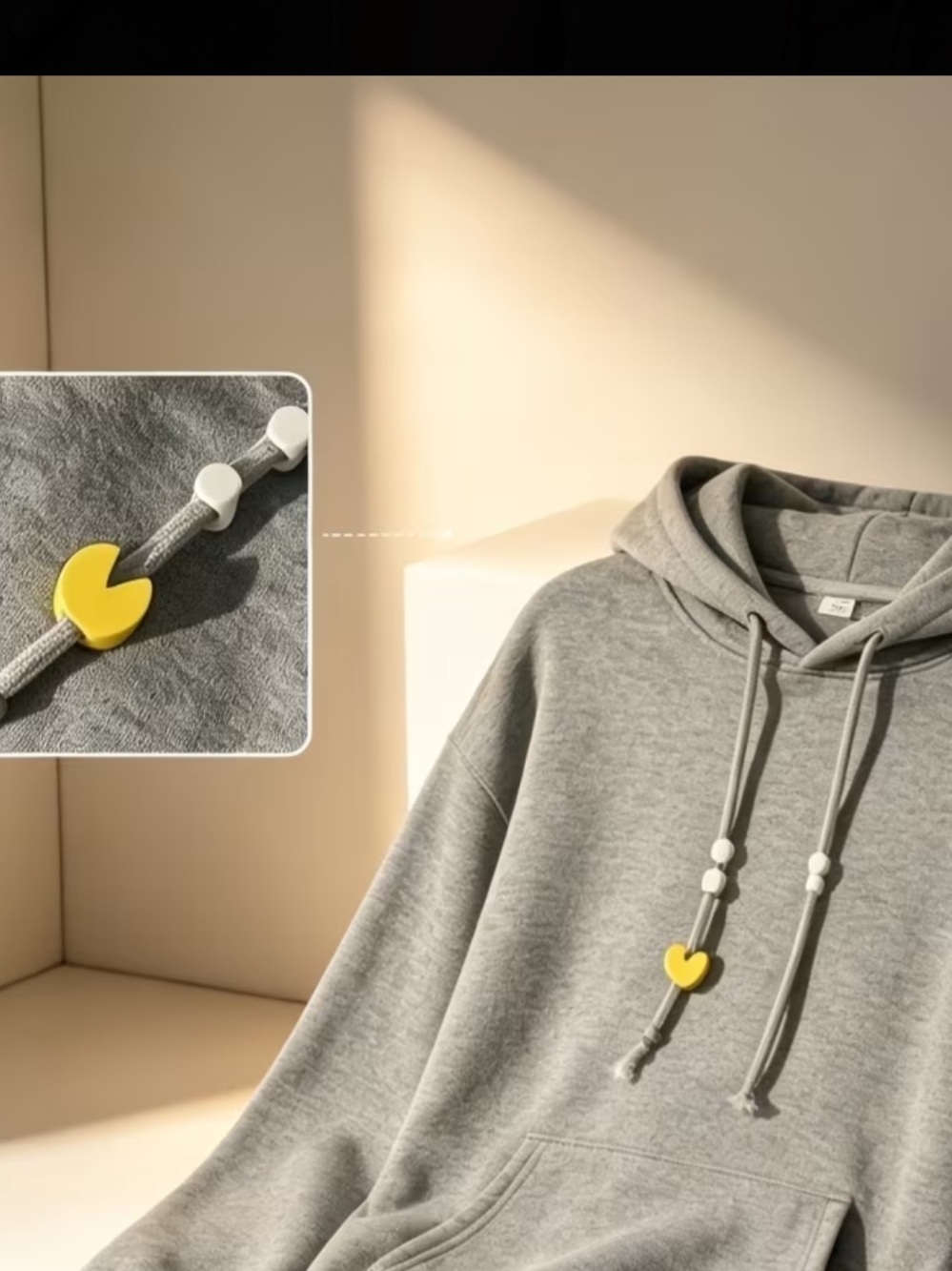 Retro Arcade Pac-Man Hoodie String Charms